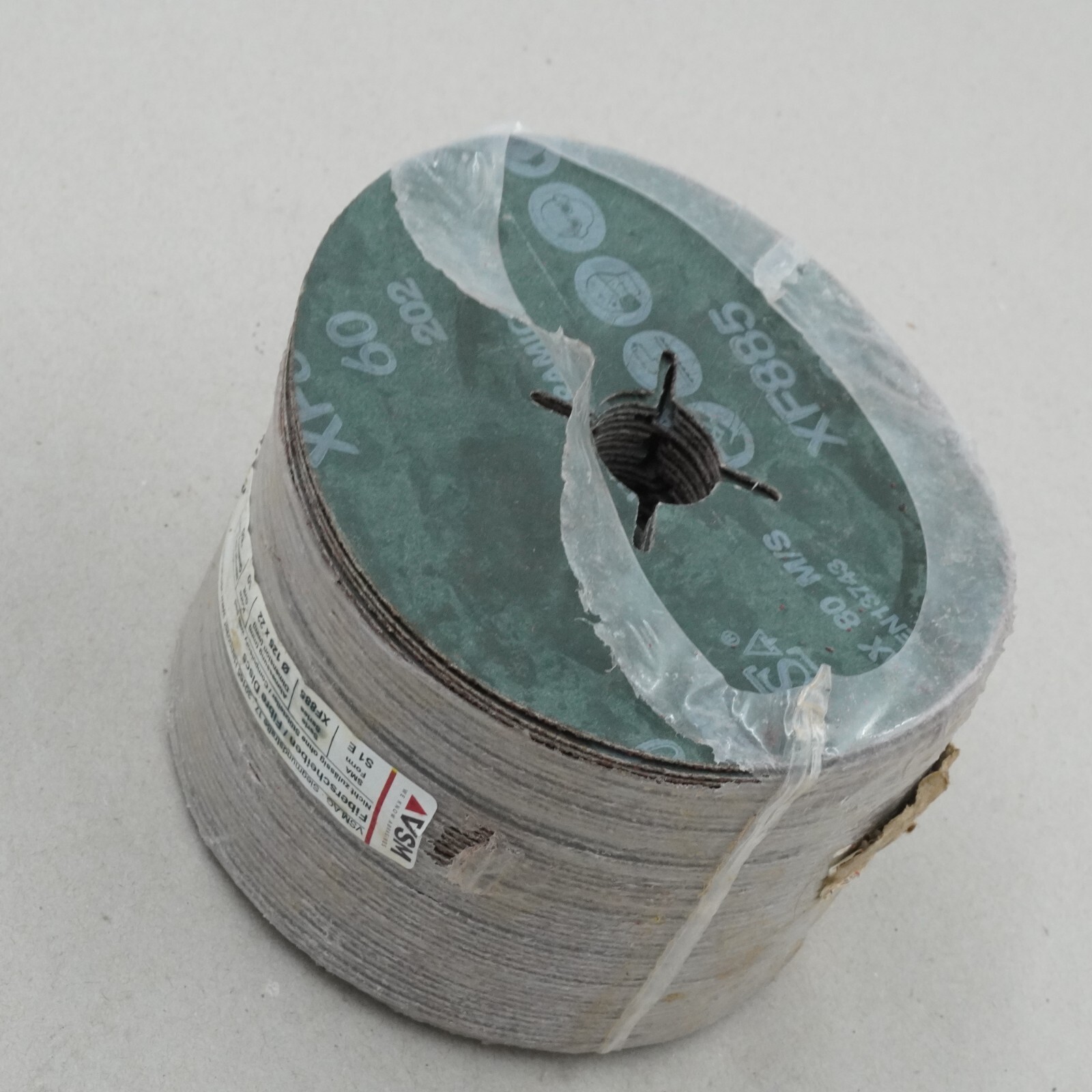 VSM 795252 Fibre Disc XF8985 Qty 50 60 Grit S1 E 125mm x 22mm