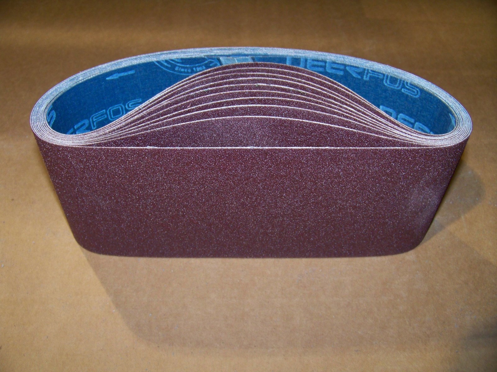 PREMIUM A/O, X-WEIGHT SANDING BELTS 4″ X 24″, 10 – PACK, 24-GRIT