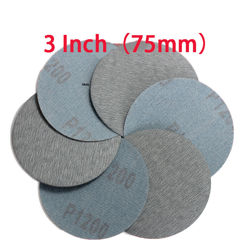 1”~5” Hook and Loop Sanding Discs 60-1000 Grit Wet & Dry Sandpaper Sander Pads