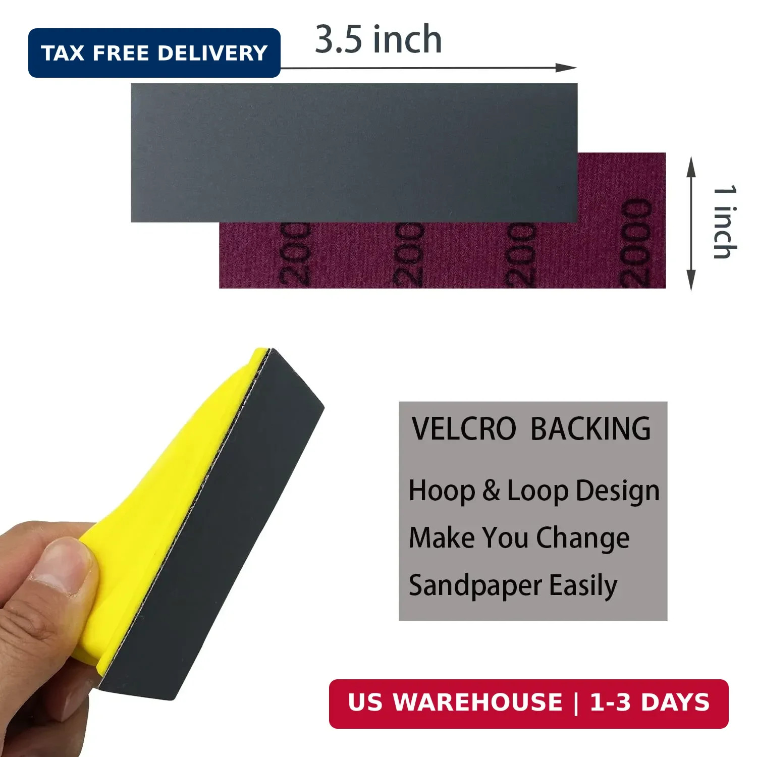 Micro Detail Sander Paper Kit 70PCS Wet Dry Sandpaper-Grit 400 600 800 1000 1500