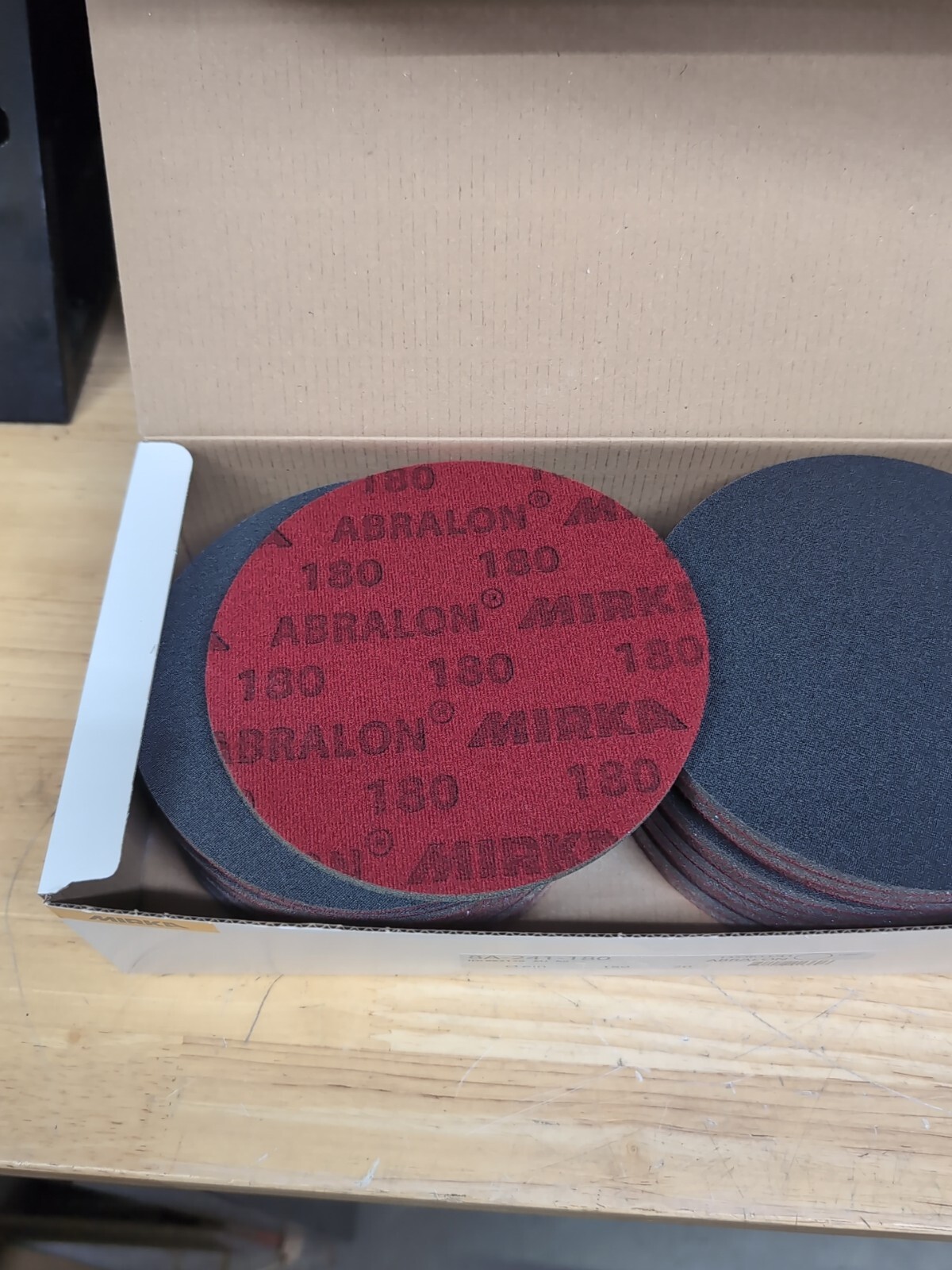 20pc Mirka 8A-241-180 Abralon Grip 6 Inch 180 Grit 20Pc 1353633/44