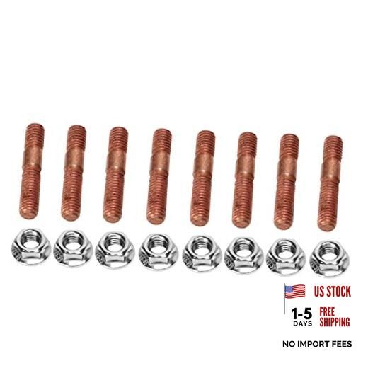 M8 1.25 Threaded Turbo Stud Kit, 8mm Impact Proof Metal Alloy Machined