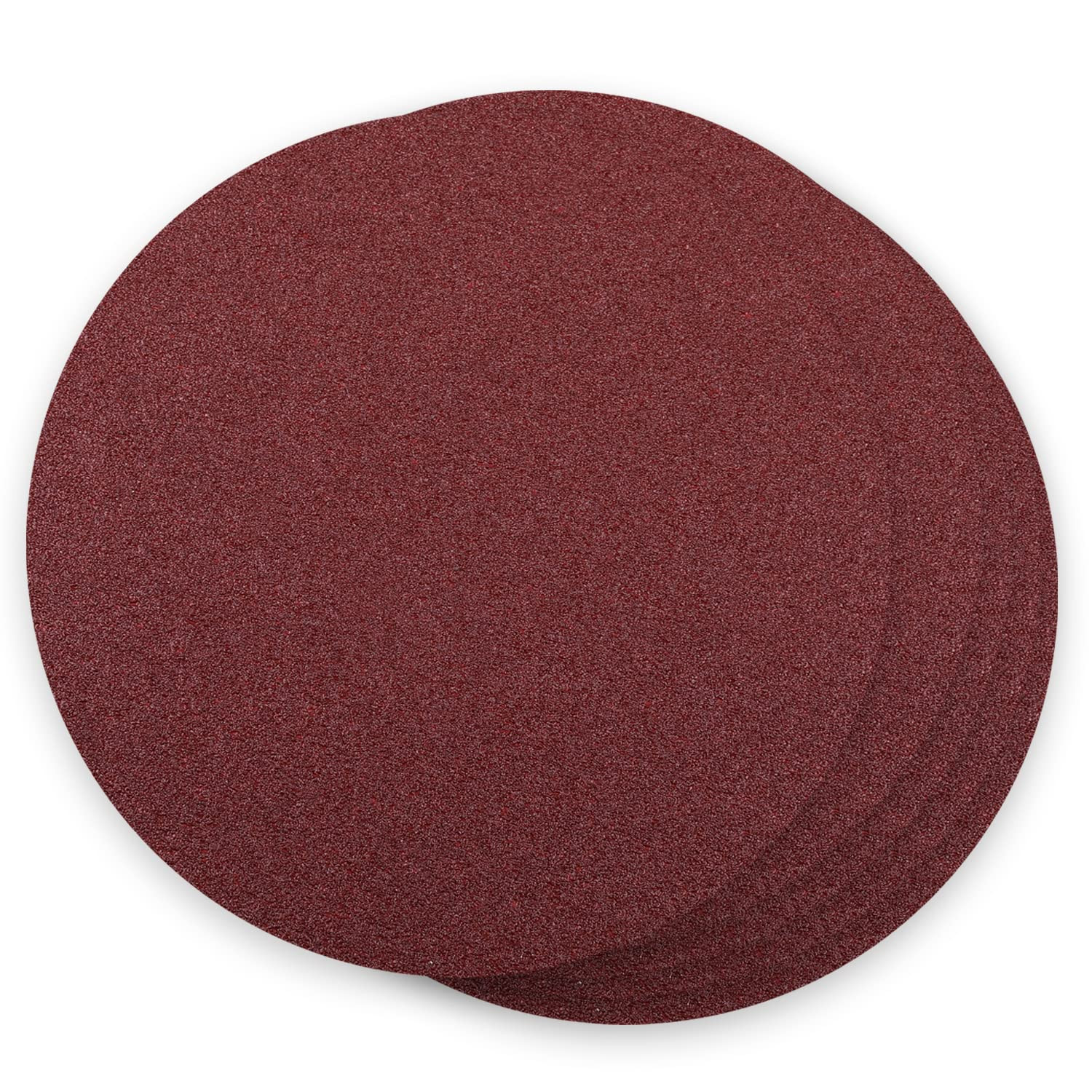 15 Pcs PSA Sanding Discs 8-Inch Self Stick Adhesive Back Sandpaper 40 Grits No-H