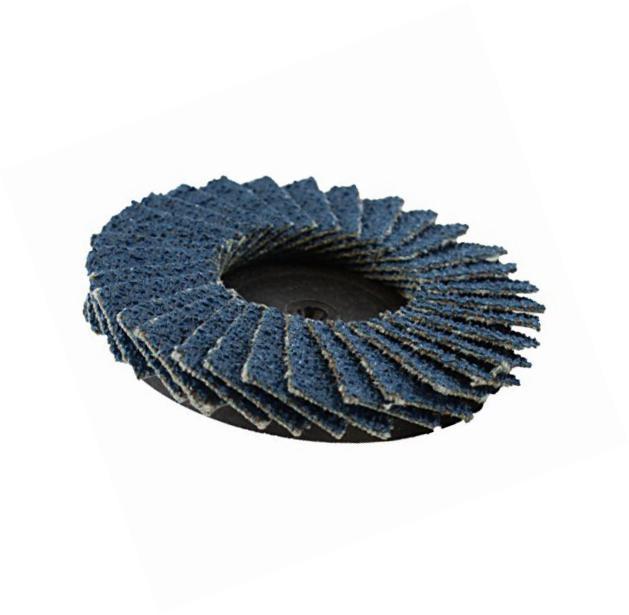 IIT 120 Grit 2″ Flap Wheels Discs And 1/4″ Shank Mandrel Roll Lock R Style 81027