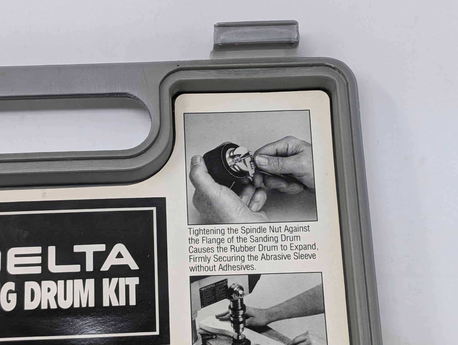 Delta Sanding Drum Kit 17-941/17-942 Medium & Fine Grit Drums – Japan Made (241)