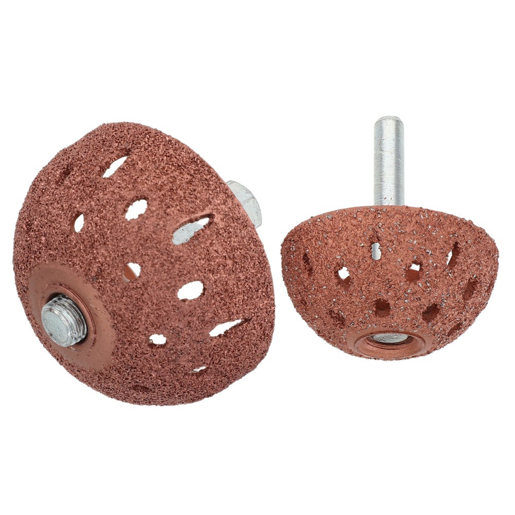 2 Pcs Tungsten Steel Alloy Buffing Wheels for Car Tire Repair Grinding Tool
