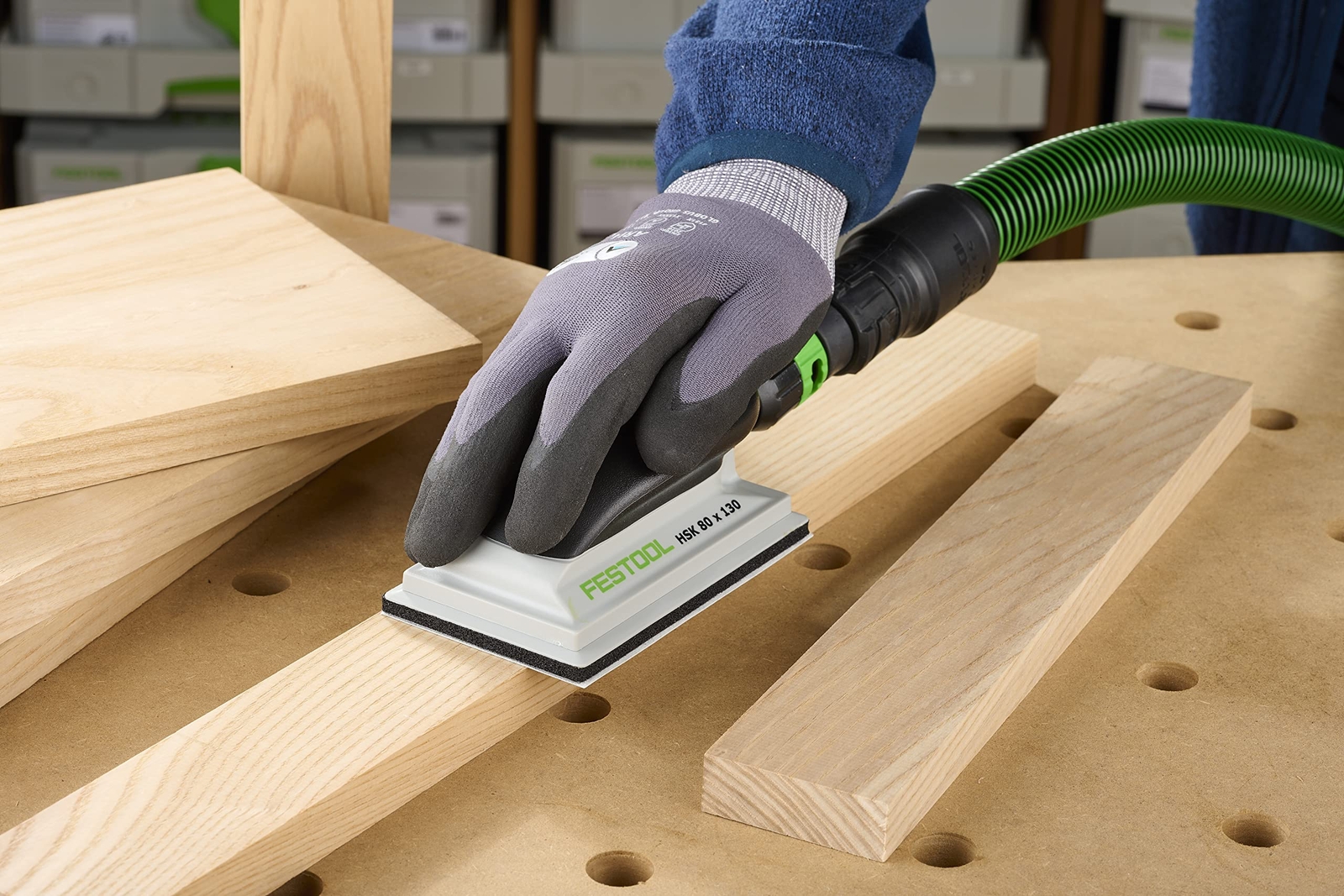 Festool Hand Sanding Block 80mm x 130mm for Smooth Finishes