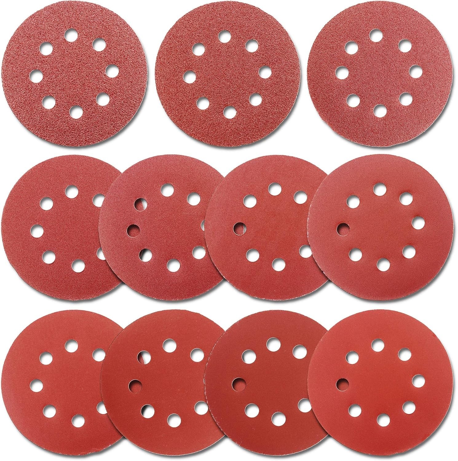 5-Inch Hook and Loop Sanding Discs Set – 110PCS 40-1000 Grits for Perfect Fin…