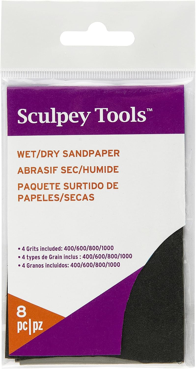 Tools 8 Piece Wet/Dry Sandpaper Pack, 2 Pieces Each 400/600/800/1000 grit, Great