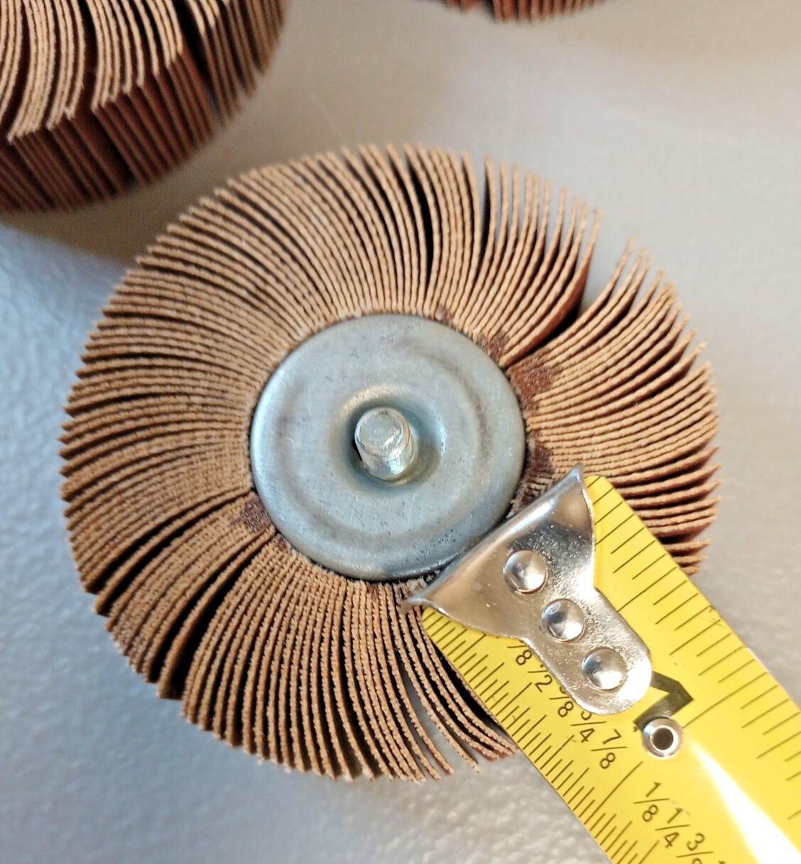 (5 Pack) MERIT Miniature Flap Grinding Wheel 180 GRIT GRIND-O-FLEX THREAD 35018
