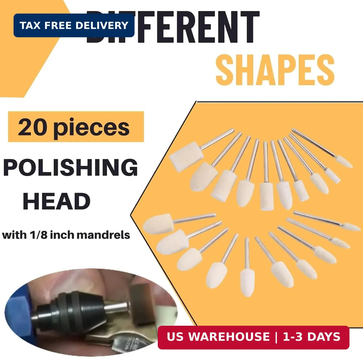 100PCS Polishing Buffing Wheel for Dremel Polishing Kit, Polishing Wheel for Dre