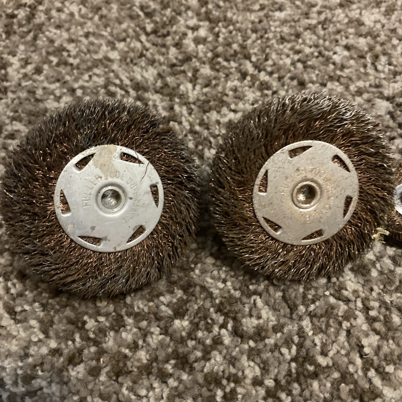 VTG FULLER TOOL CO – Lot of 7 Wire Wheel Brush Bits Cup – Varied Sizes -RARE