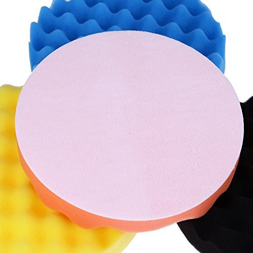 7inch(180mm) Car Sponge Buffing Pad Soft Wave Foam Pad Polishing Sponge Pads