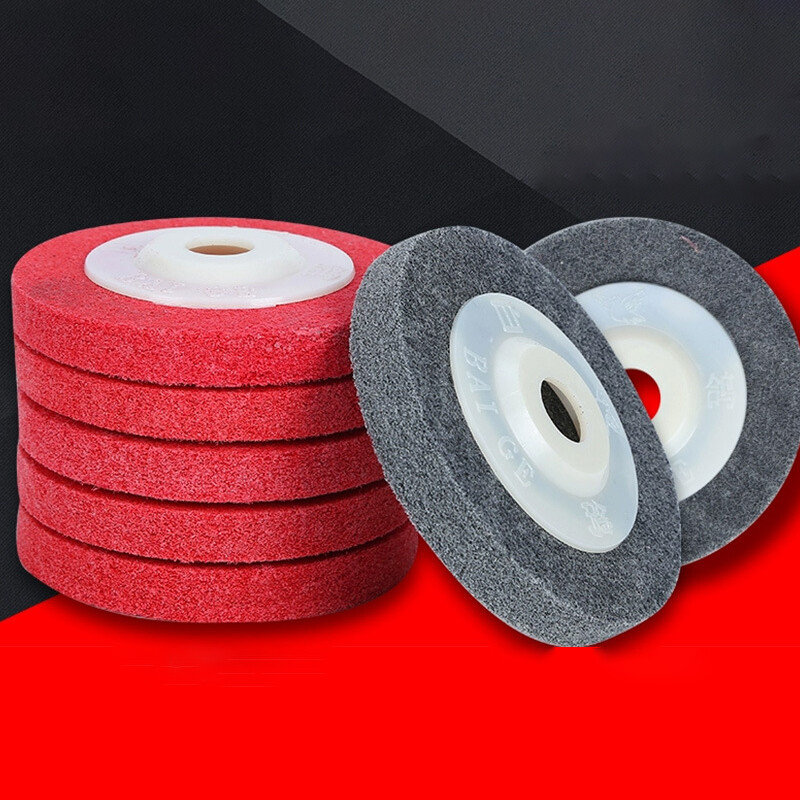 100mm 4″ Nylon Fiber Wheel Abrasive Polishing Buffing Disc Pad Angle Grinder