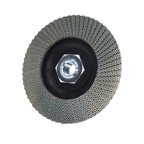 4.5 Inch Flap Disc 5/8″-11 Threaded Grinding Wheel for Granite 120 Grit Diamond