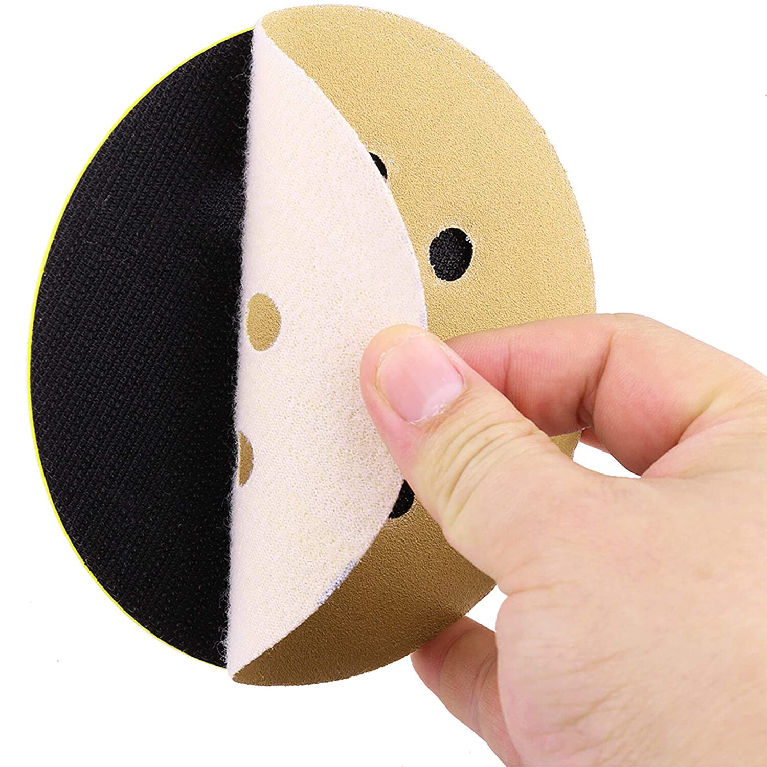 60 80 120 150 220 Grit 5″ Sanding Discs Orbital Sander Paper Sheet Hook Loop Pad