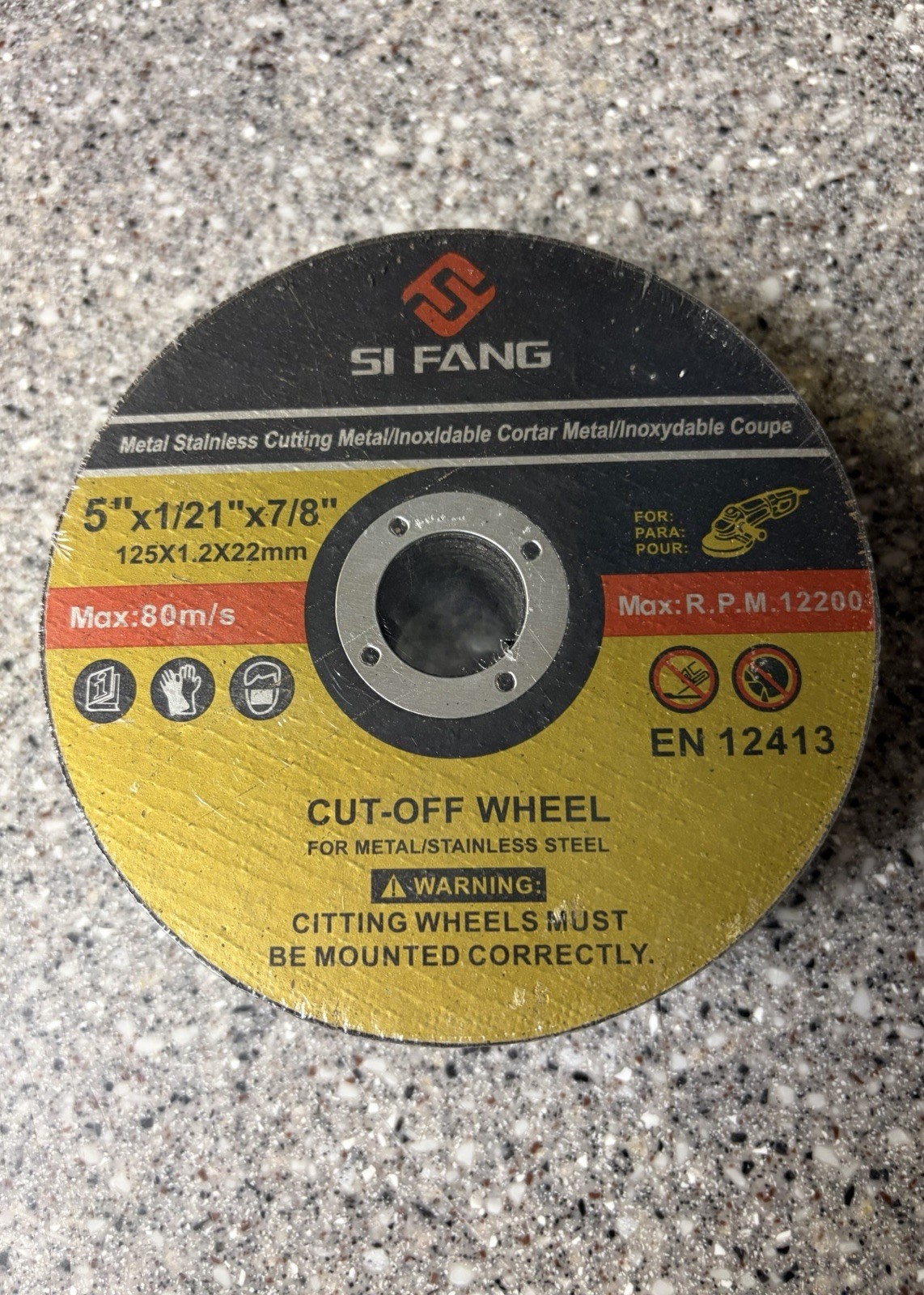 5”x 1/21″x7/8″ Thin Resin Metal Cut Off Wheel Cutting Disc for Angle Grinder 25