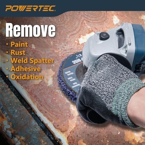 4-1/2″ Strip Discs for Angle Grinder 12-Pack – Remove Paint, Rust, Welds, Oxidat