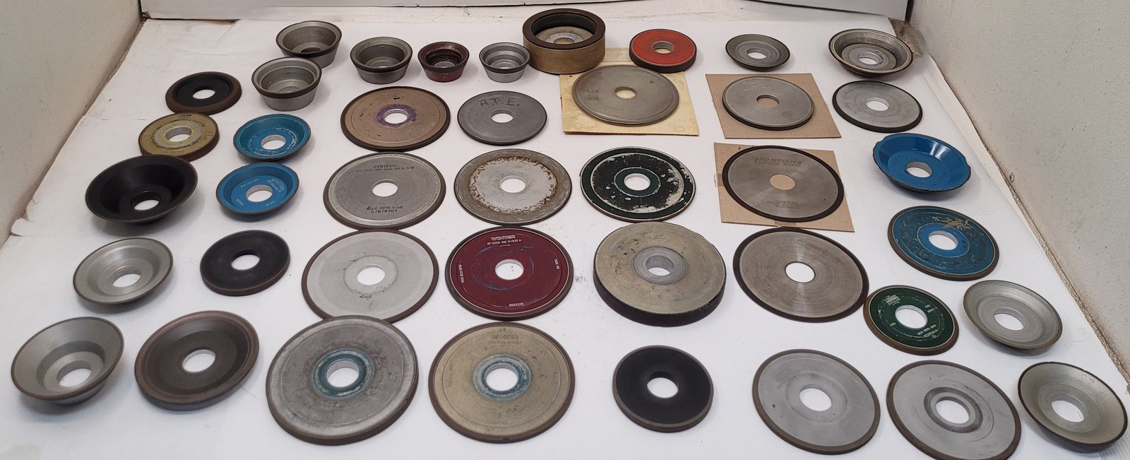Diamond Grinding Wheels – Lot of 40 – Various Sizes