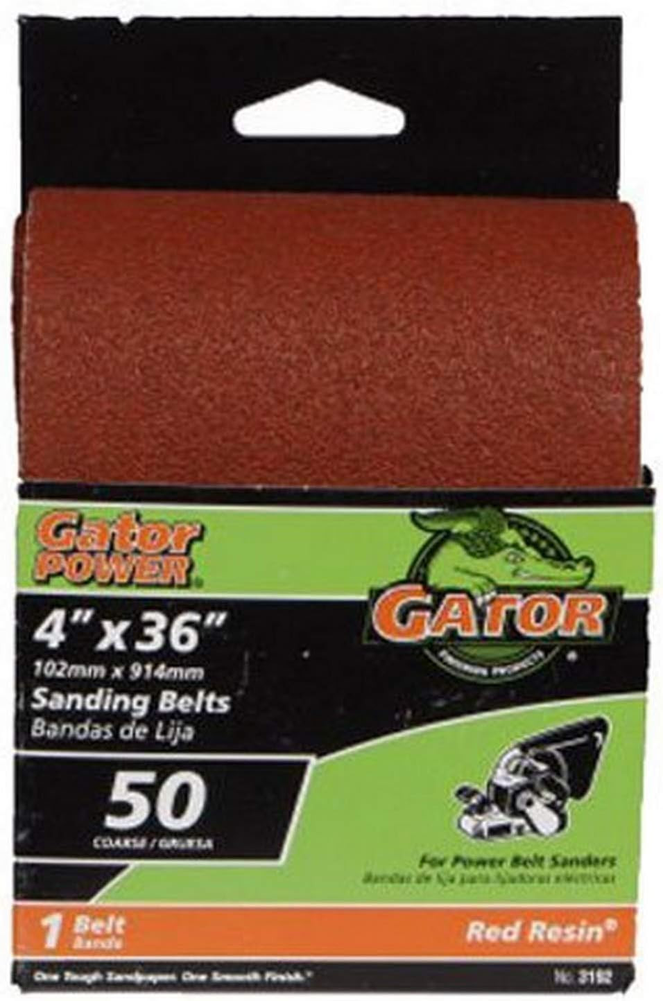 3192 50 25CT Grit Sand Belt, 4-Inch X 36-Inch