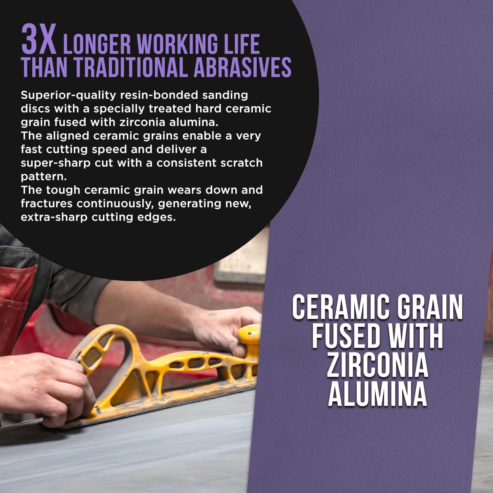 Premium 180 Grit Purple Ceramic Longboard Sandpaper Roll – 2.75″ x 12 Yards, Hoo