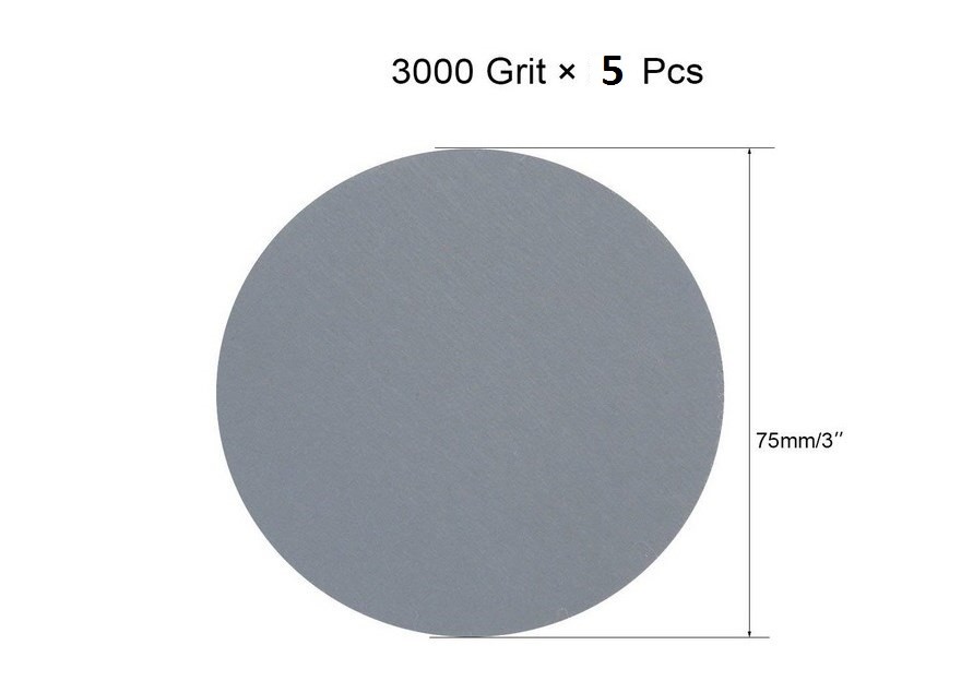 40pcs Hook and Loop 3 Inch 600 800 1000 3000 Grit Sand Paper Sanding Discs
