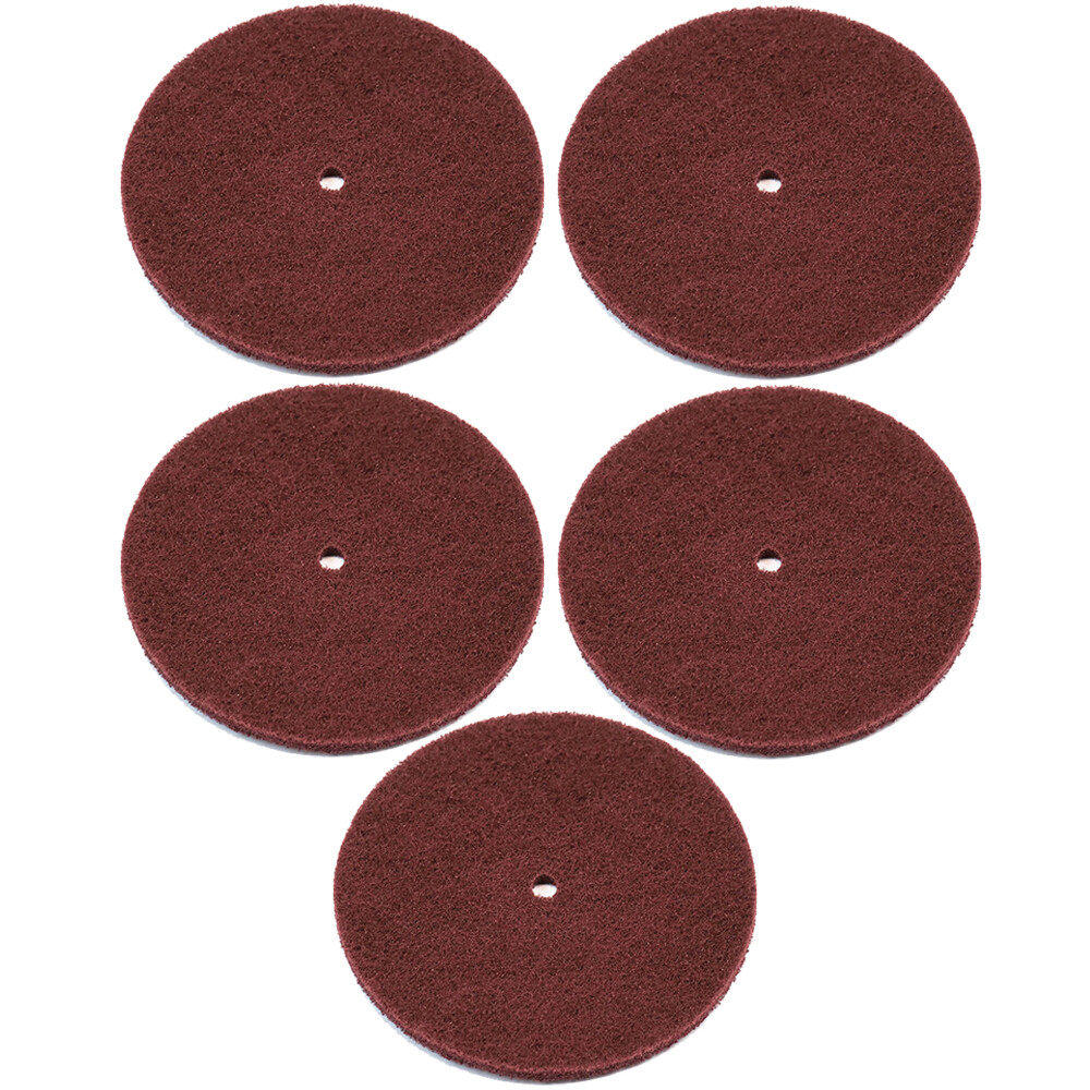 (5) 8″ Fine Cleaning Wheel 400 Grit | Scotch Pad Polishing Bench Grinder Buff