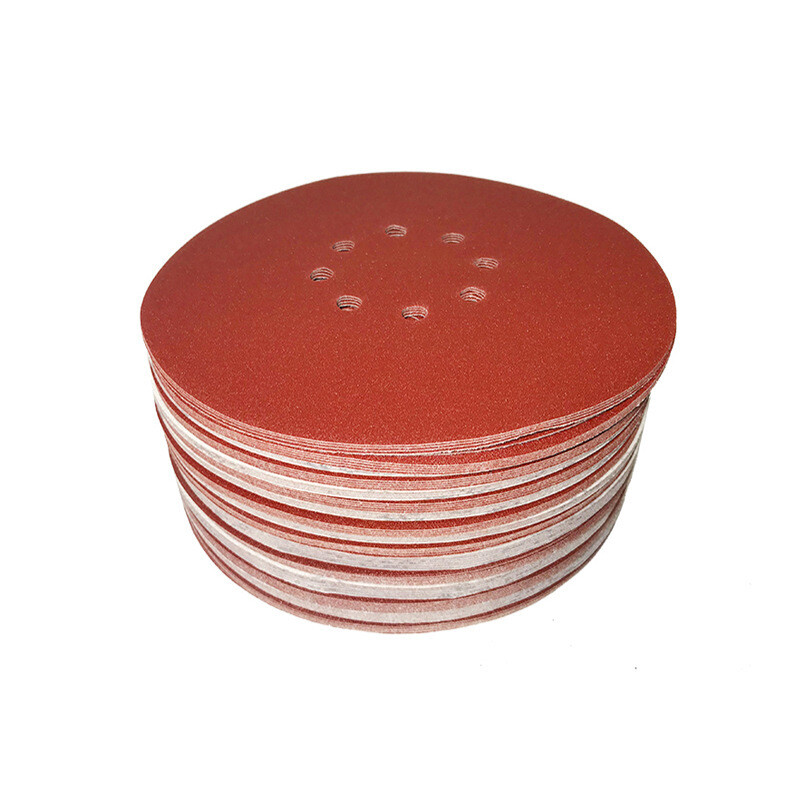 9″ 225mm 8 Hole Sanding Discs Hook & Loop Sandpaper Pads Orbital 40-2000 Grit