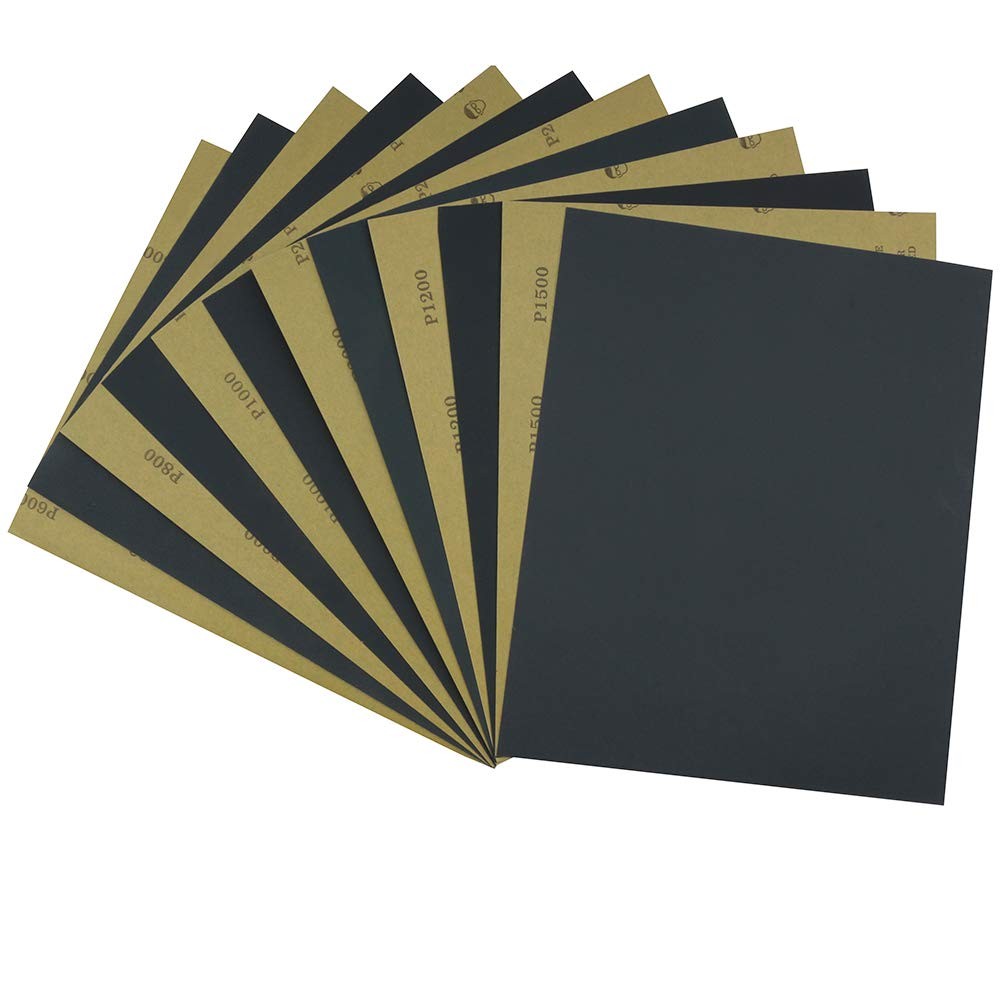 Sandpaper Sheets 9 X 11 Inch 30pcs Wet Dry Sandpaper Assortment 600/800/1000/120