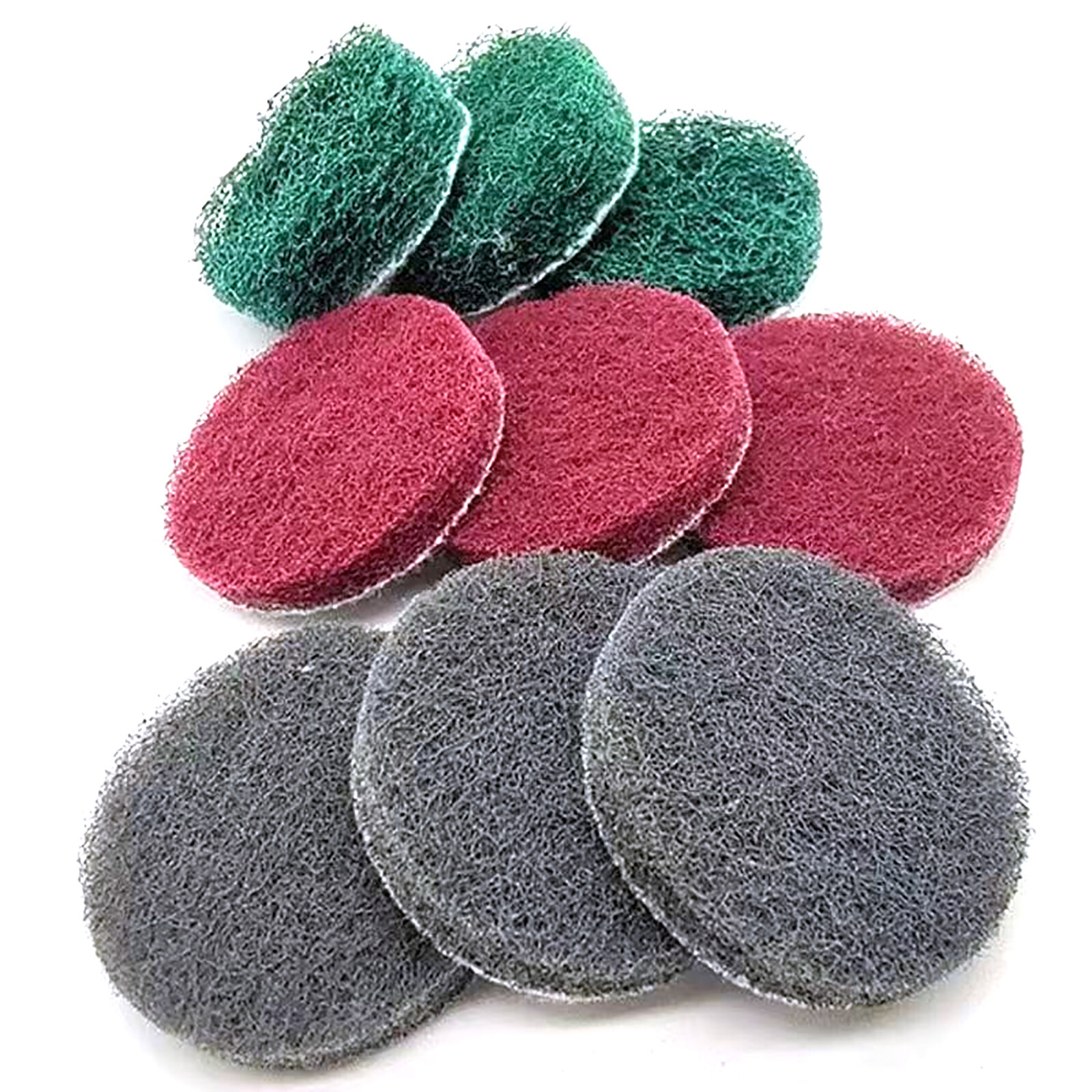 1” 2″ 3″ 4”~7″ Scouring Pad Hook and Loop Abrasive Cleaning Pad 240-3000 Grit