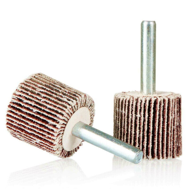 1x1x1/4″ Flap Wheel Sander for Drill Mounted Sanding Grinding 40 60 80 120 Grit