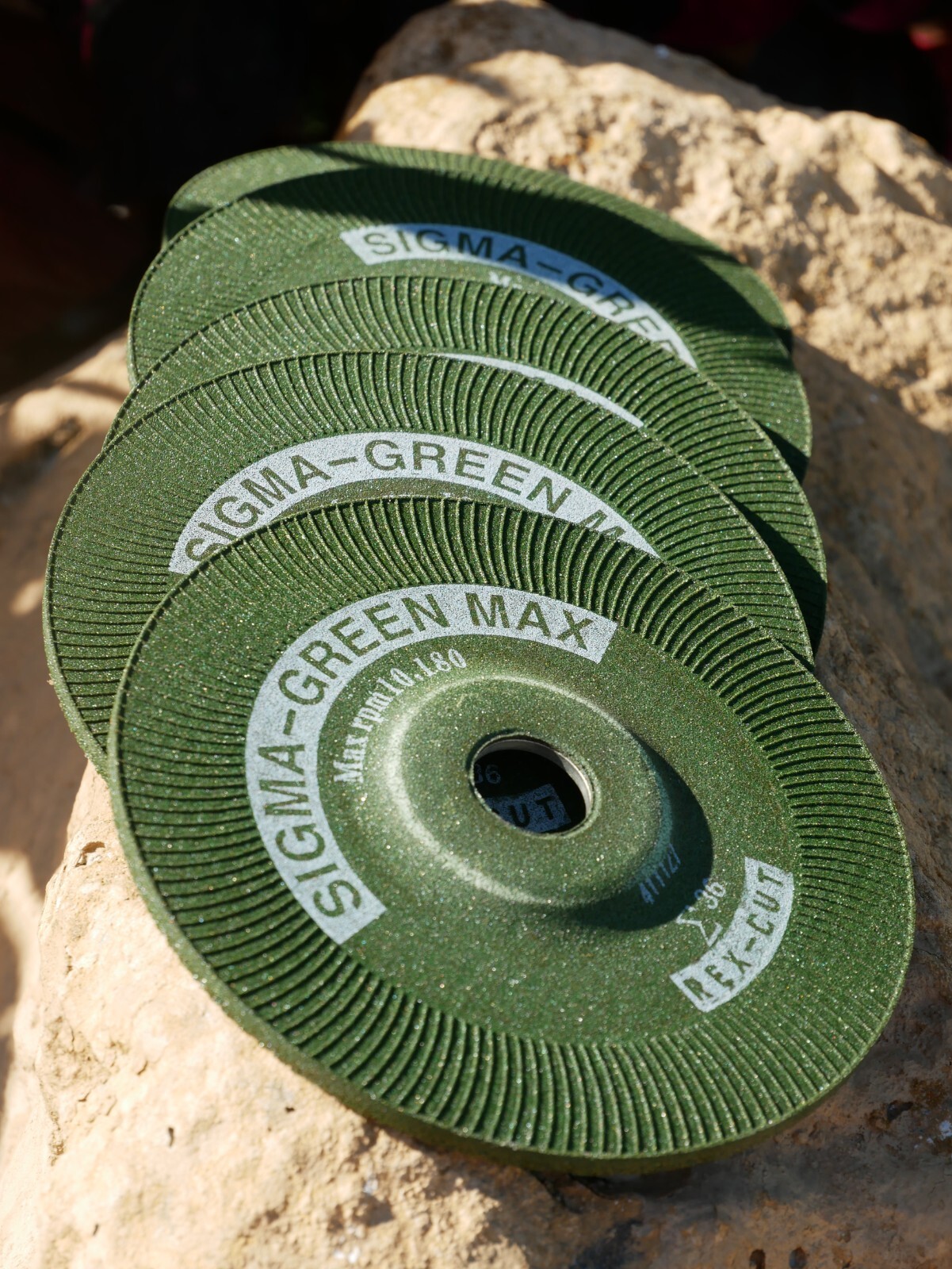 5/Pk Rex-Cut Sigma Green Max Disc 6 X 1/4 X 7/8 T27 A36 Gfx 739102