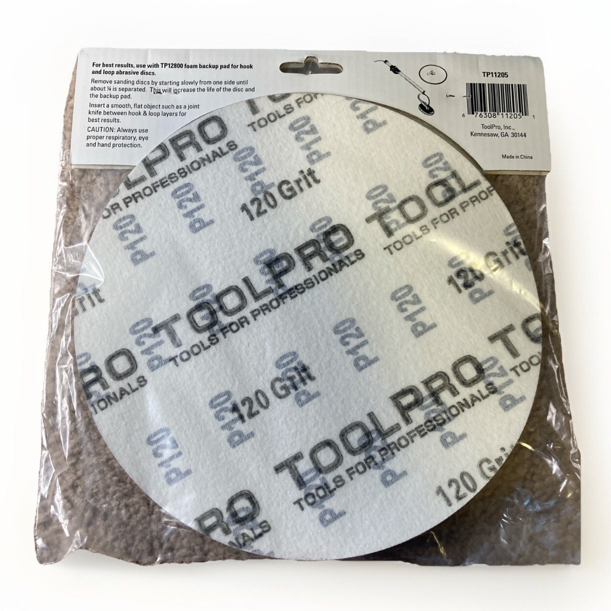 🔥9 in.(5 Pack)New 120 Grit Hook and Loop Sanding Disk 360 Sander