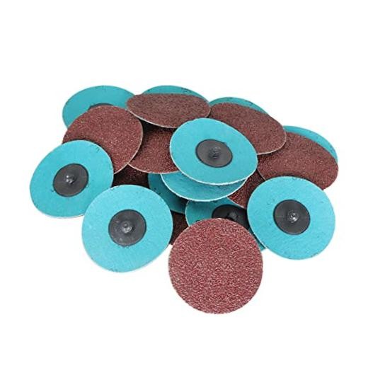 25Pcs 3 Inch 36 Grit Sanding Disc, Aluminum Oxide Die Grinder Quick Change