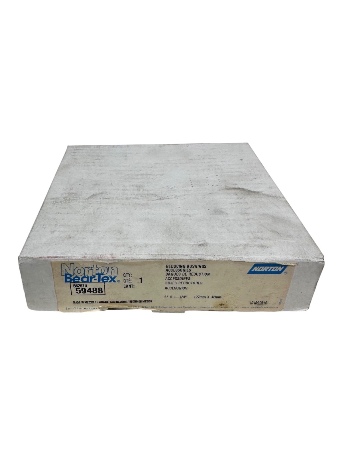 New Norton Bear-Tex 662610 59488, 5″ X 1-1/4″ Reducing Bushing 🔥Fast Shipping🔥
