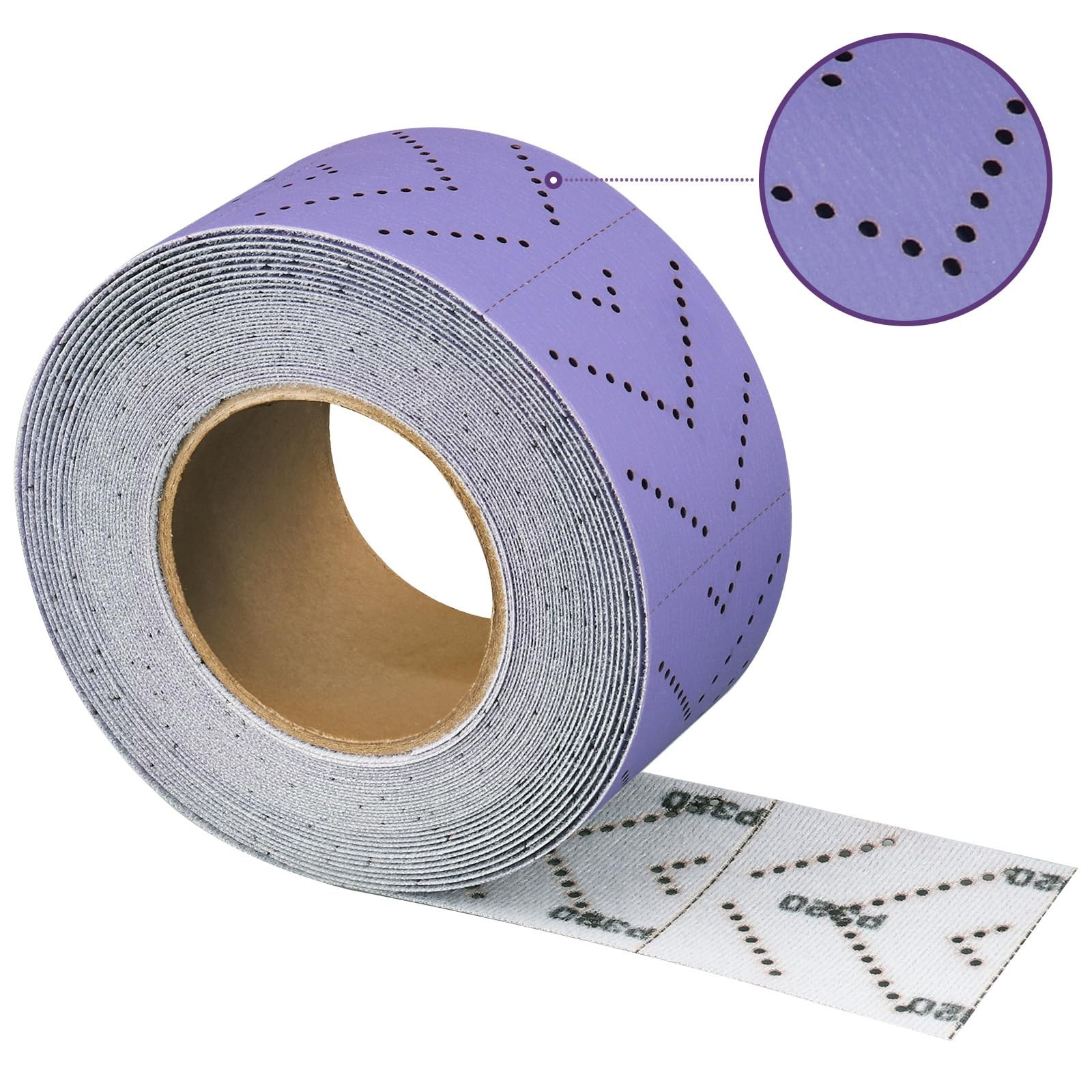 Shineboc Purple Ceramic 320 Grit Sandpaper Roll, 2-3/4″ x 13 2.7 inch,