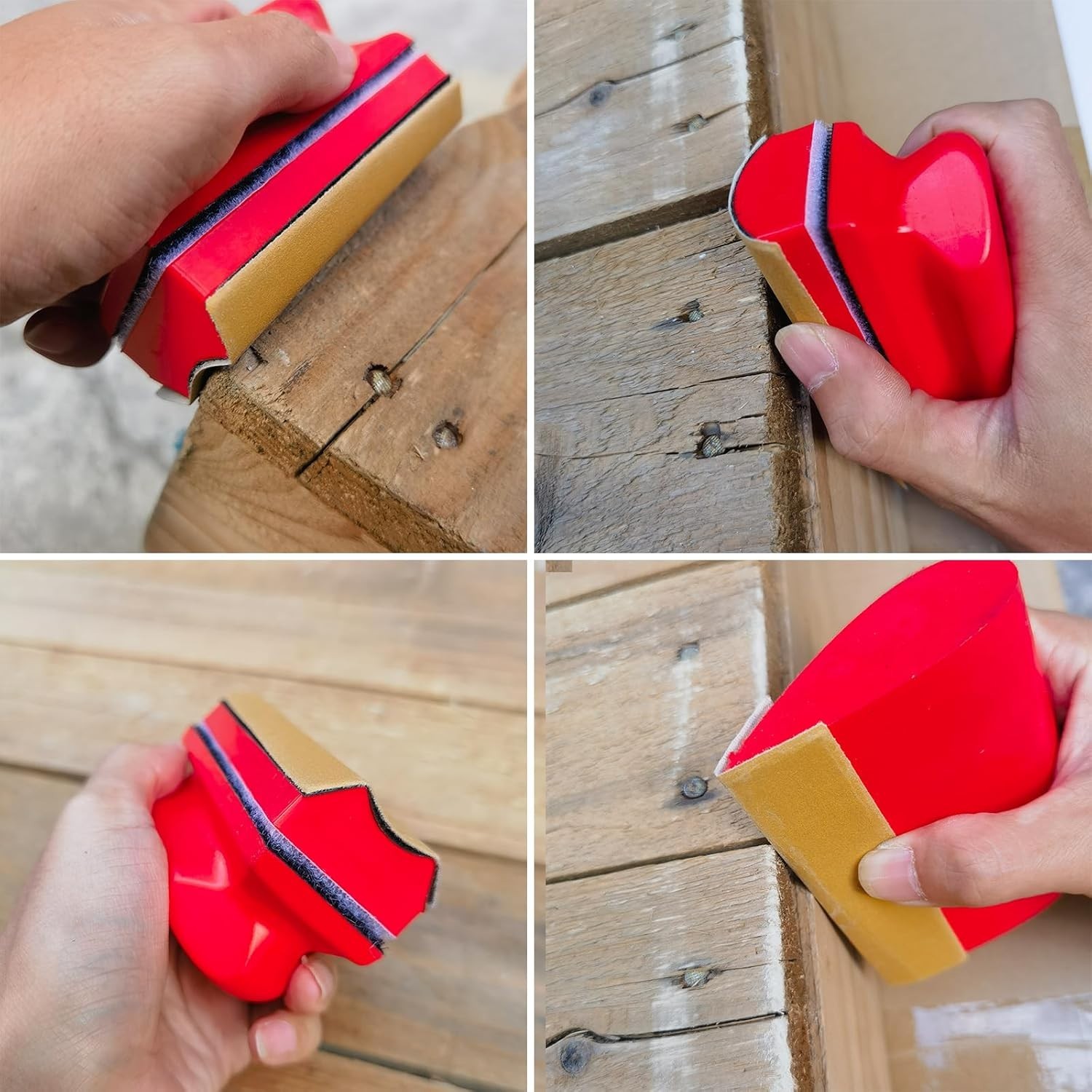 16-Piece Contoured Profile Hand Sanding Block Set
