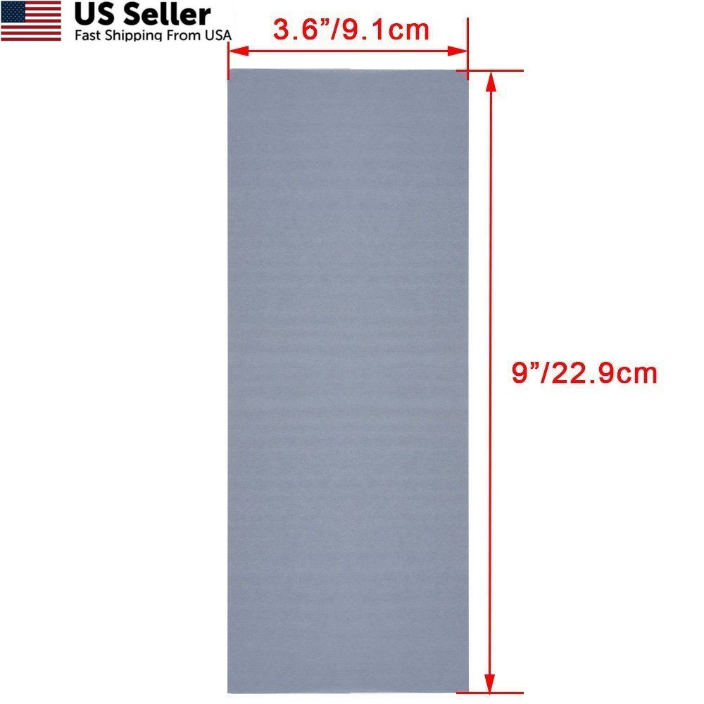 AUSTOR 36 Pieces Sandpaper 1500 2000 2500 3000 5000 9 x 3.6 inches, Brown