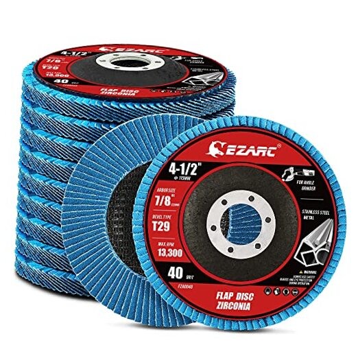 Flap Discs 40 Grit, 4 1/2 x 7/8-Inch Flap Sanding 40 GRIT Standard Version