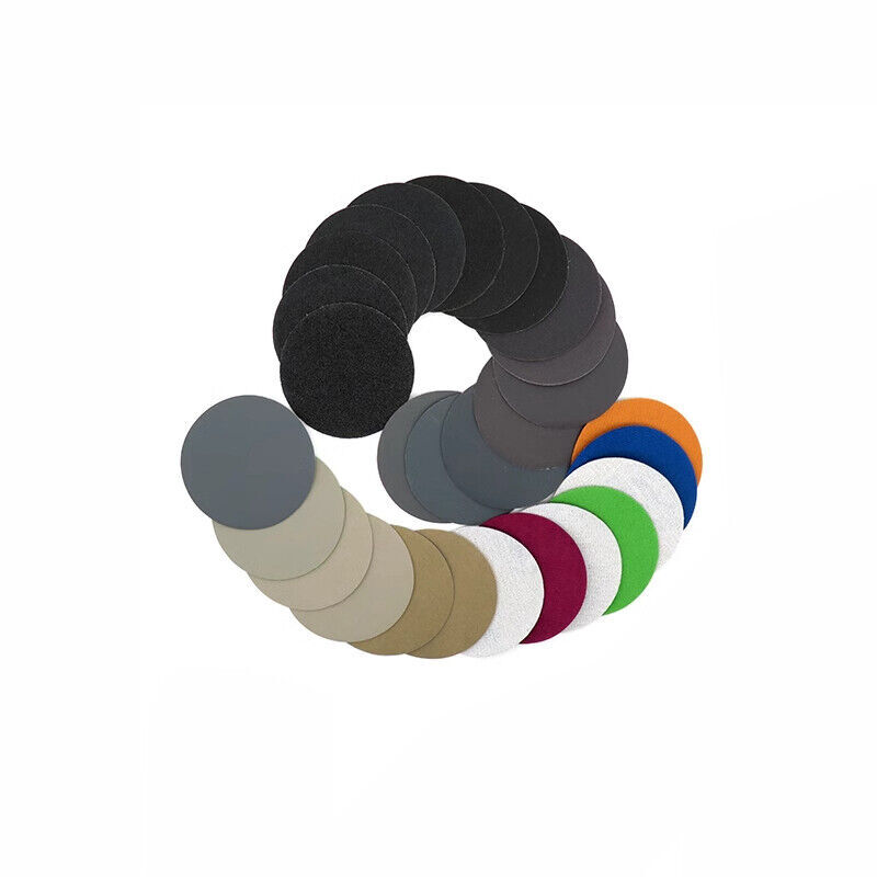 60Grit -10000Grit Sanding Discs 3 Inch 75mm Wet & Dry Sanding Sheets Hook & Loop