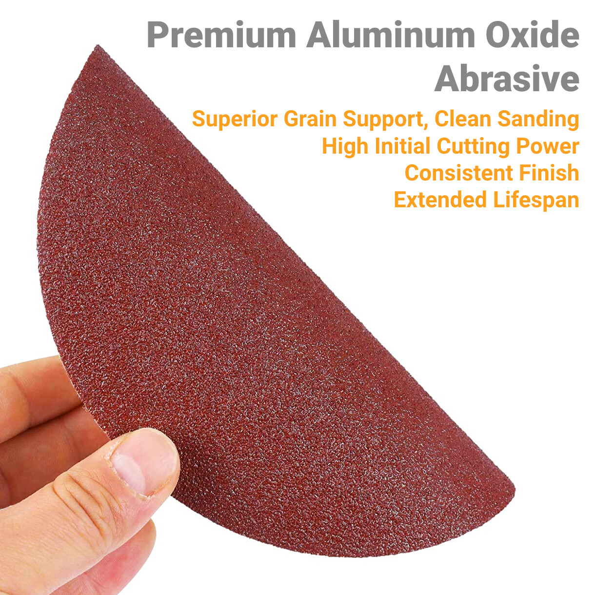 100PCS 6″ Sanding Discs 40-2000 Grit Hook Loop DA Sander Orbital Sandpaper Pads