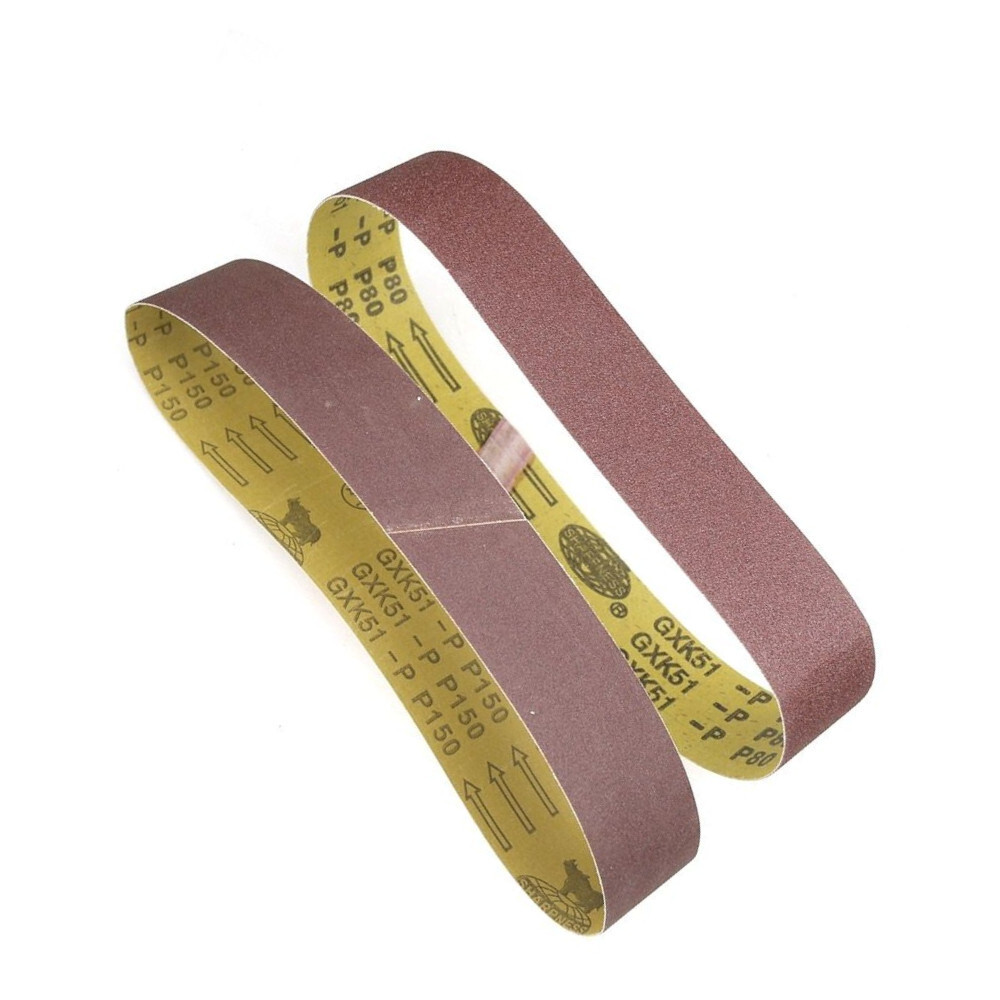 10 Pieces 686 * 50mm Abrasive Sanding Belts 2in * 27in P40-P1500 Coarse to Fine