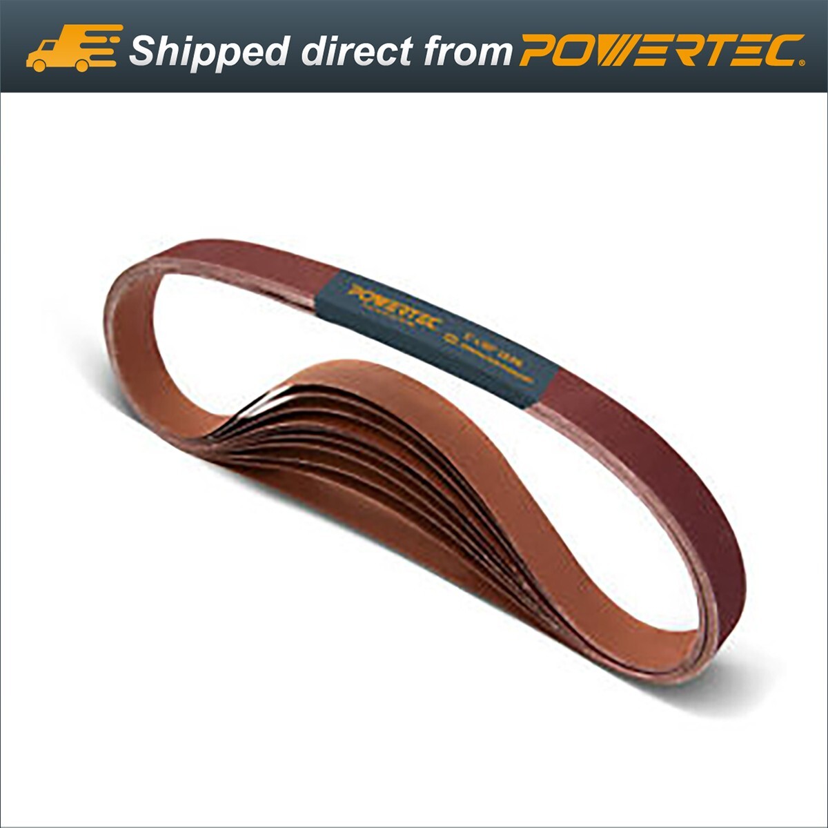 POWERTEC 1 x 30″ Sanding Belt Assortment-18 pcs 60,80,120,150,240,400 (11127-1)