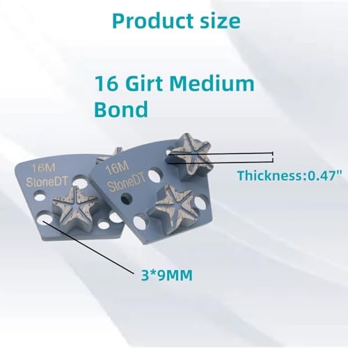 Trapezoid Concrete Floor Diamond Medium bond Coarse 16.0 16# Medium bond