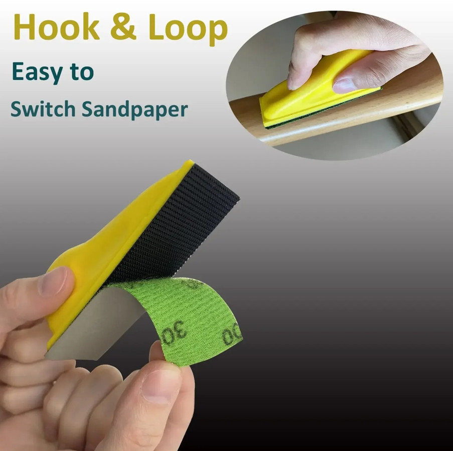 71pcs Mini Sandpaper Kit Hook Loop Sanding Block 400-3000 Grit Set Tool – NEW
