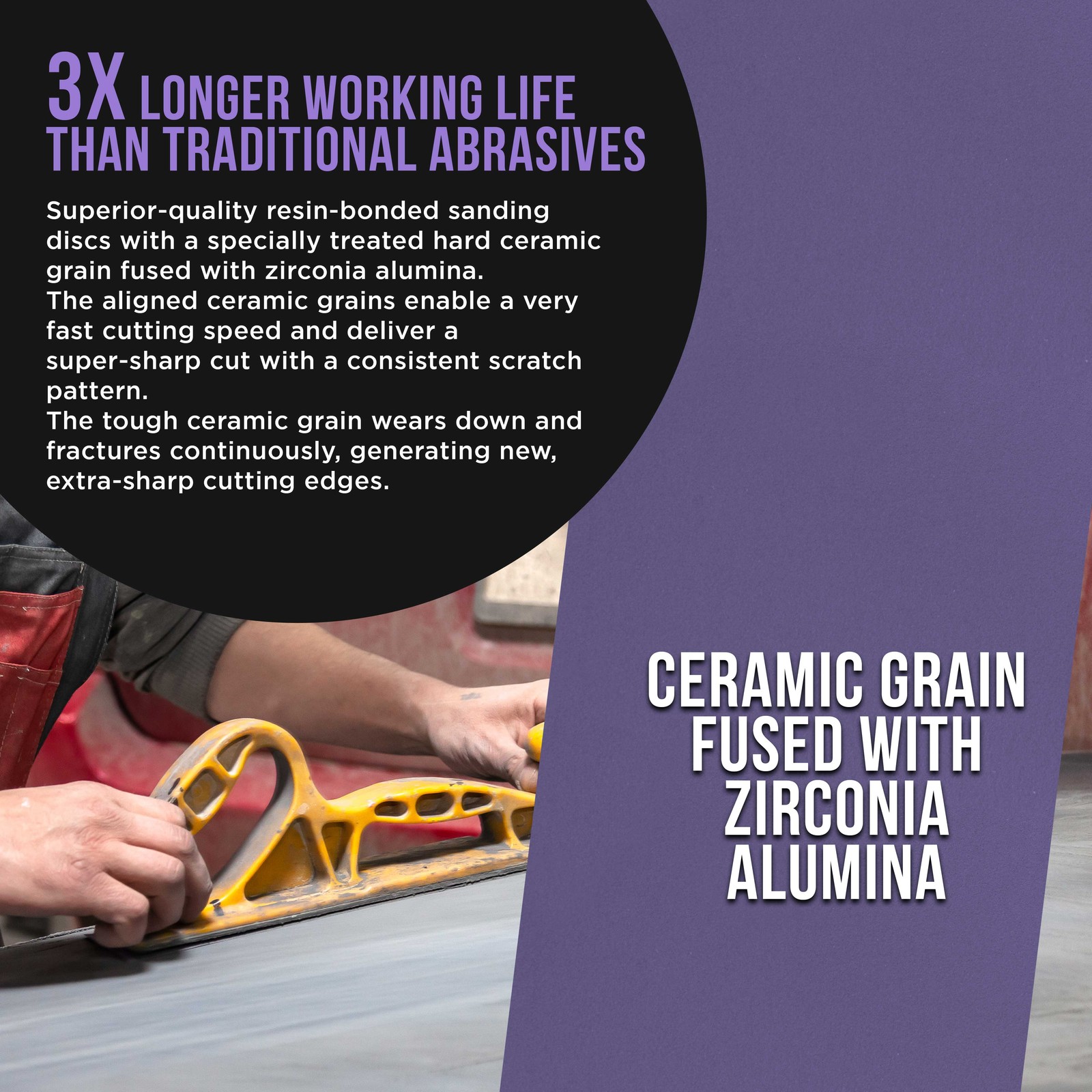 600 Grit Purple Ceramic 2.75″ x 20 Yard Roll Self Adhesive Longboard Sandpaper