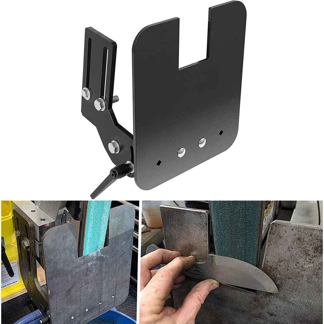 2×72″ Knife Bevel Grinding Jig Tool Rest OBM Belt Grinder Tilt Table Flat Platen