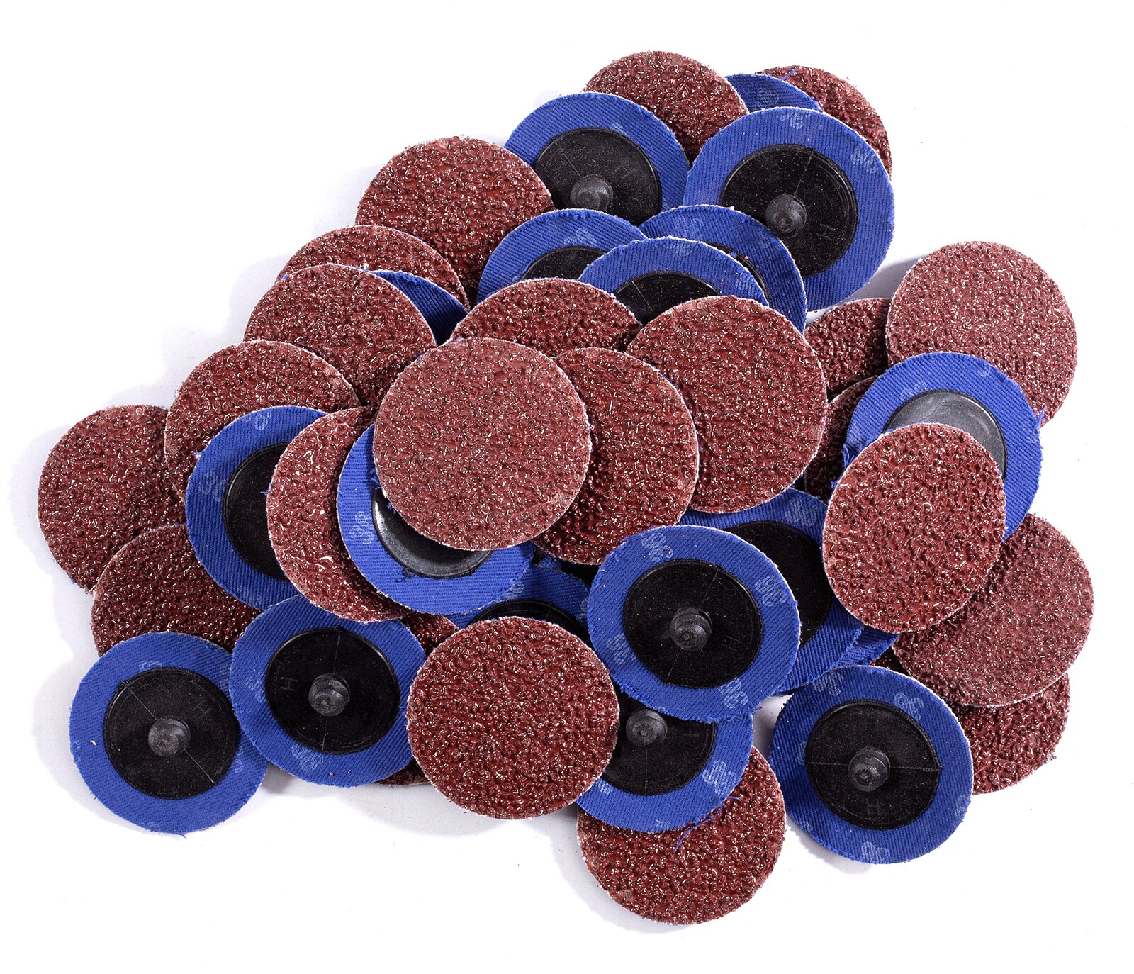 200PCS 2 inch 36 Grit Aluminum Oxide Roll Lock Die Grinder Sanding Grinding Disc