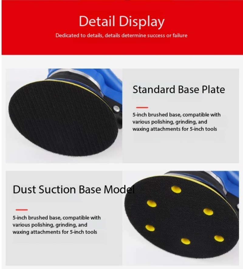Sander, Polisher, Pneumatic Sander, Air-powered Dry Sander, Waxing Machine