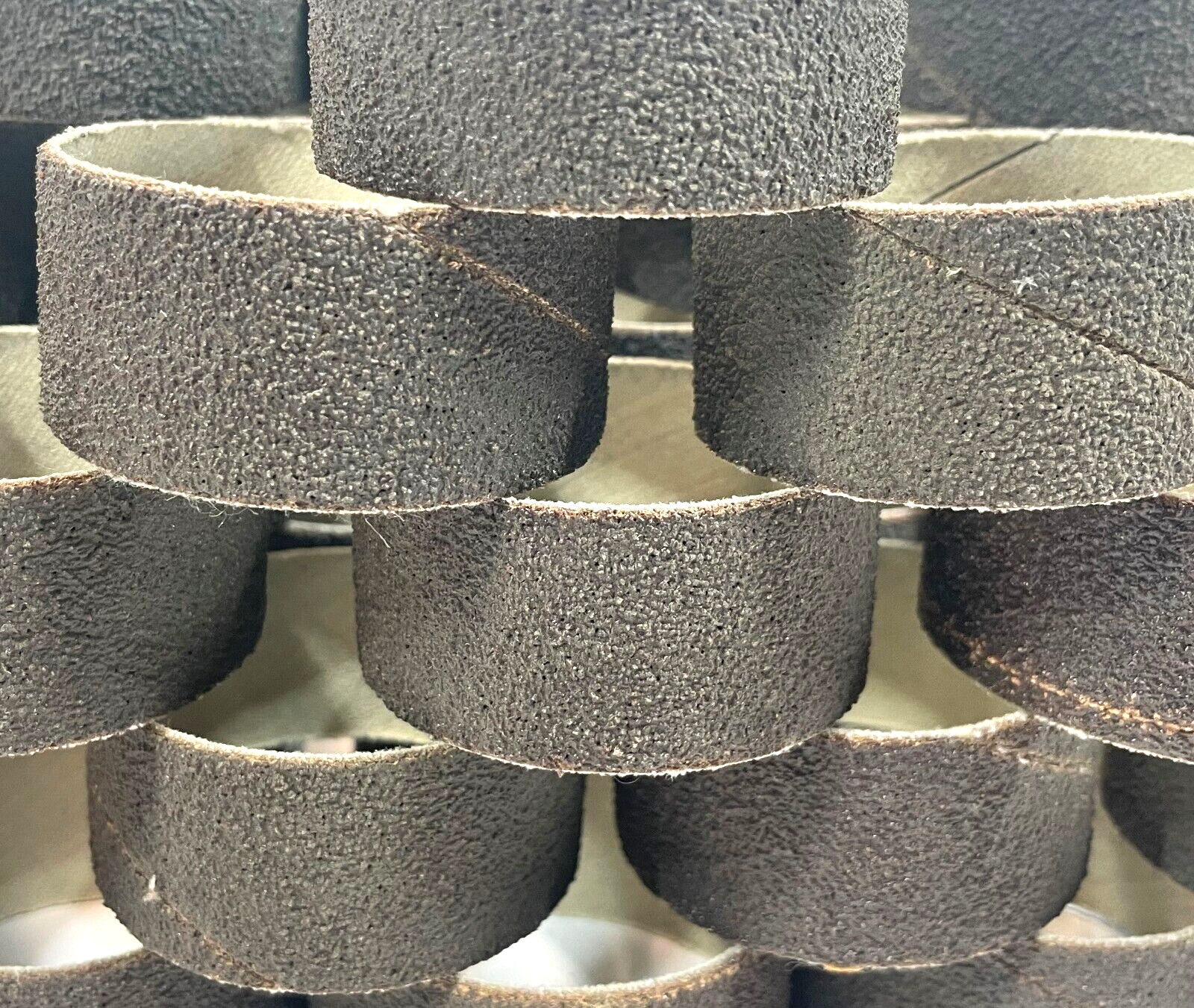 Lot of 65 2″ x 1″ Sanding Sleeves Bands for Drum Spindle Sander 80ish Grit